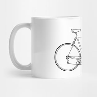 Vintage Steel Frame Bicycle Mug